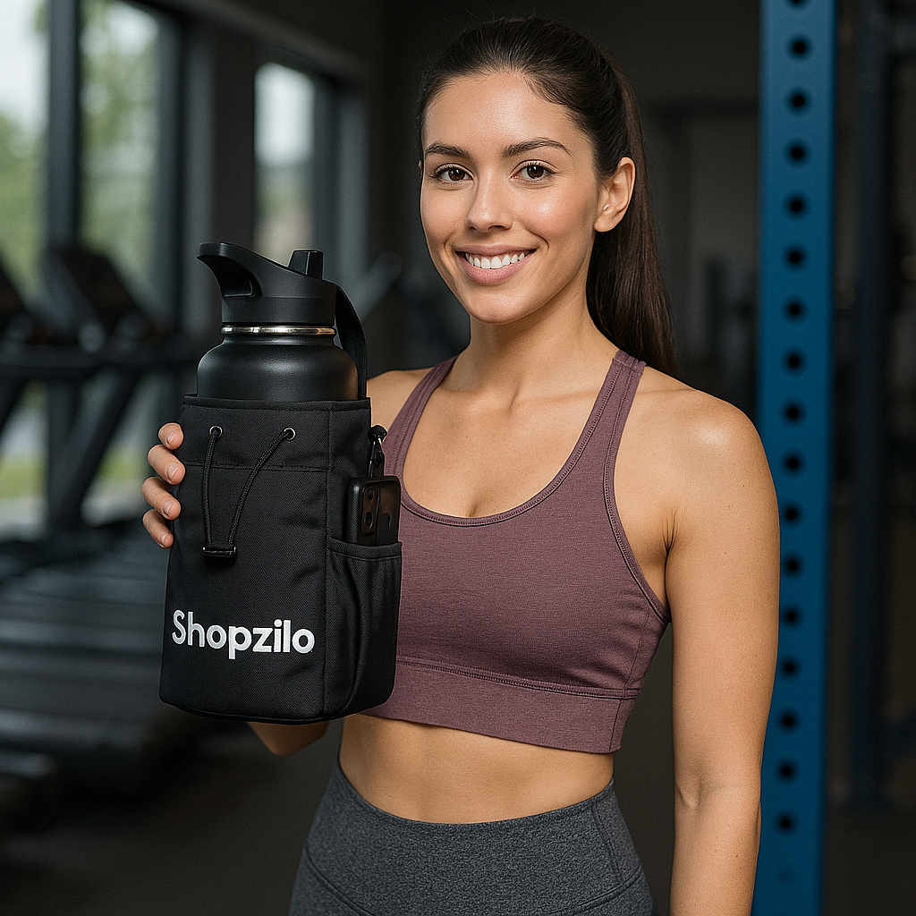 Magnetic water bottle bag