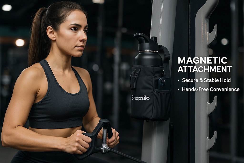 Magnetic water bottle bag