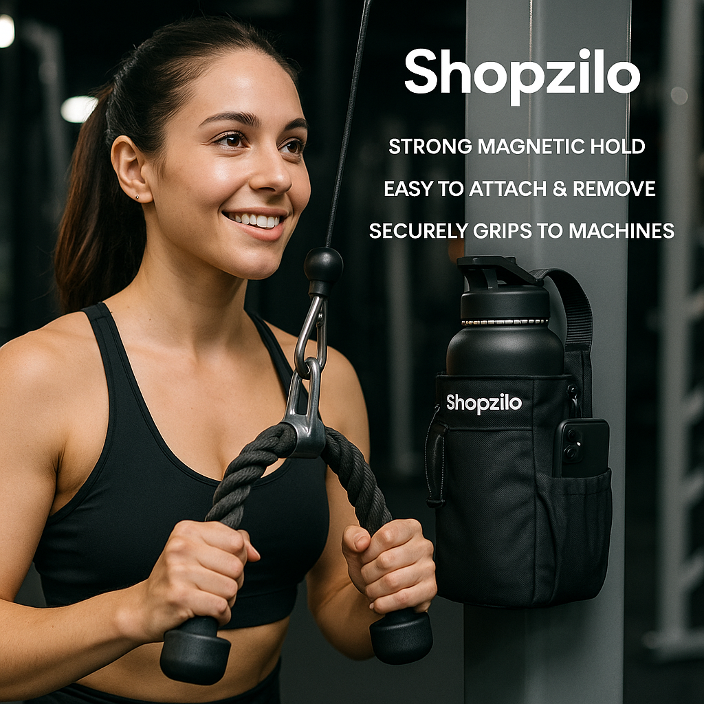 Magnetic water bottle bag